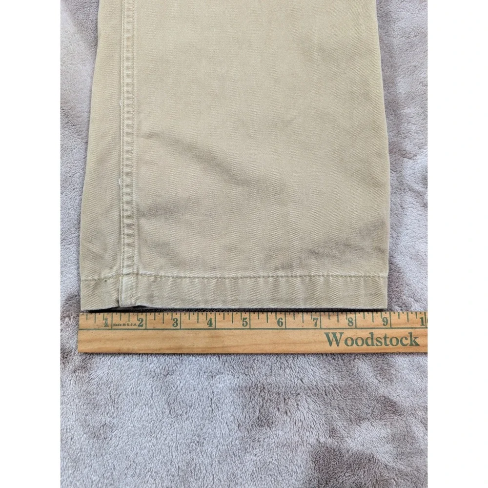 Carhartt Carpenter Pants Mens 36x30 Dark Khaki Relaxed Fit Canvas B324 DKH